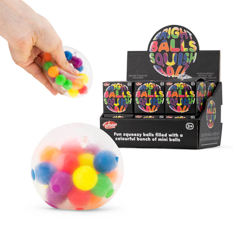 Scrunchems - Bright Balls Squish Ball - DNA stress bold