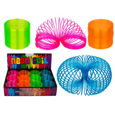 Slinky fjeder / Gående fjeder Neon