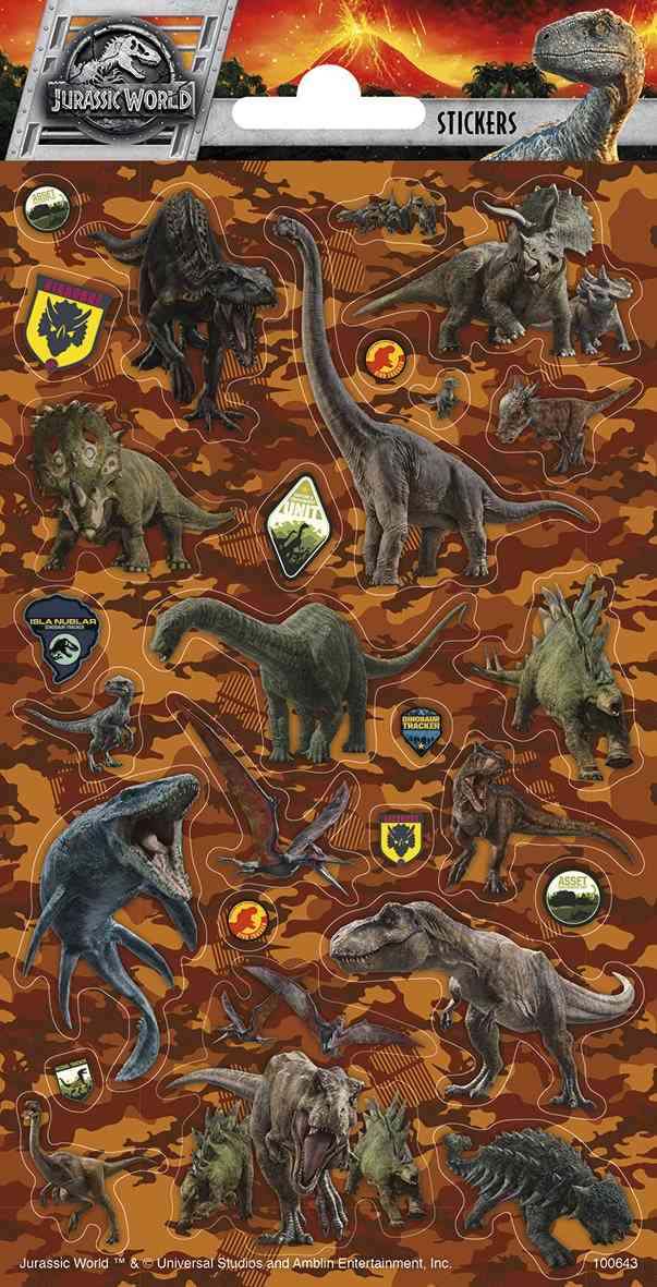 Billede af Stickers - Jurassic World