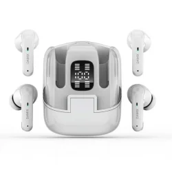 Bluetooth Earphones 4 stk pr case hvid