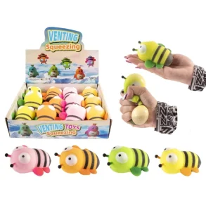 Squeeze Bee - 9 cm - Fyldt med Pulver (68 gram)