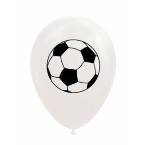 8 stk Fodbold Balloner 30 cm