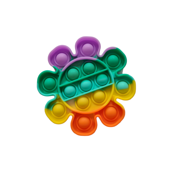 Pop It - Bubble - Fidget Toy: Kendt Fra Tiktok (Se Video) -  Rainbow Blomst