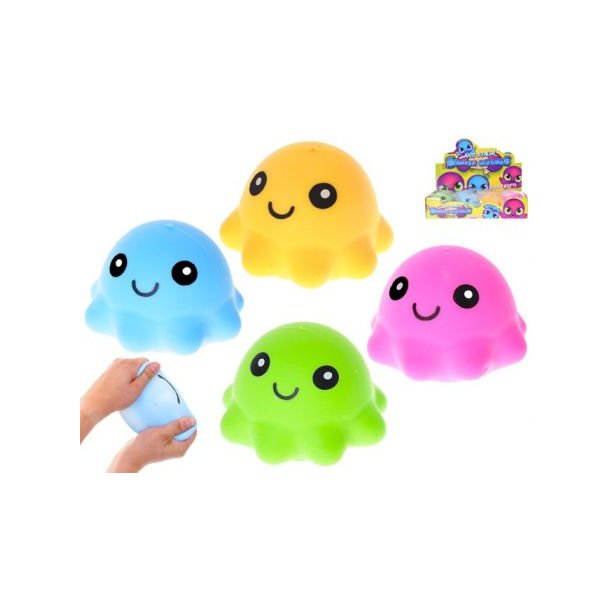 Squeeze Ball Bl�ksprutte 8 Cm