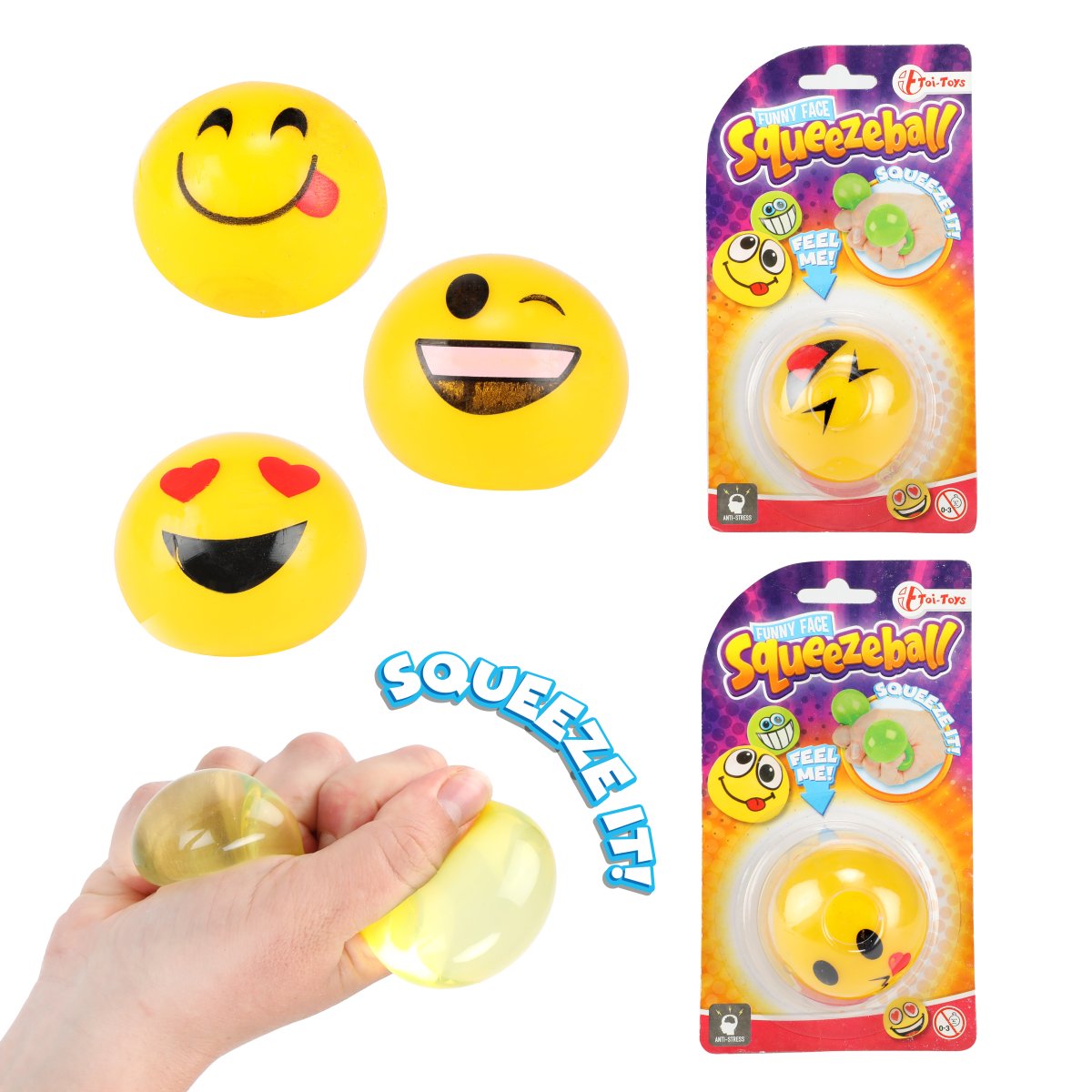 Køb Fidget Toys Anti Stress Emoji Ball Hos Bents Webshop Prisgaranti 7594