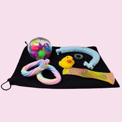 Sanseposen - Diskret Fidget Oplevelse i En Blød Stofpose