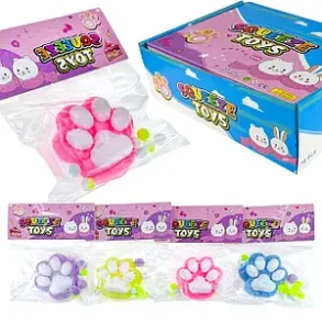 Paw Squishies – Klassiske Dyrepote Squishies i Assorterede Farver