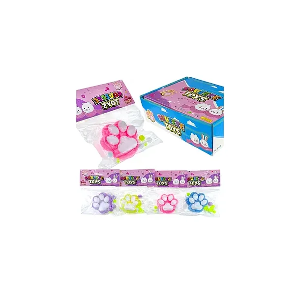 Paw Squishies – Klassiske Dyrepote Squishies i Assorterede Farver