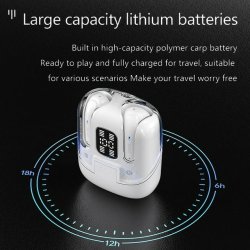 Bluetooth Earphones 4 stk pr case hvid