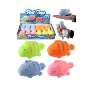 Squeeze Fisk 12 Cm Assorteret Farver