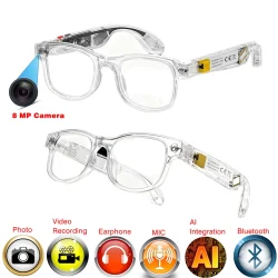 AI Glasses AIMB-G2  Smartbriller med kamera og AI-funktioner Klar