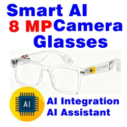AI Glasses AIMB-G2  Smartbriller med kamera og AI-funktioner Klar