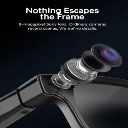 AI Glasses AIMB-G2  Smartbriller med kamera og AI-funktioner Sort