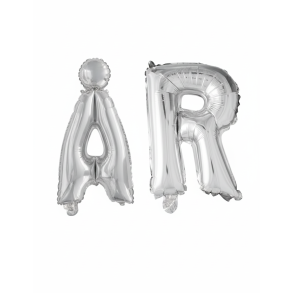 �R Folieballoner � S�lv � Perfekt til Jubil�um & F�dselsdag