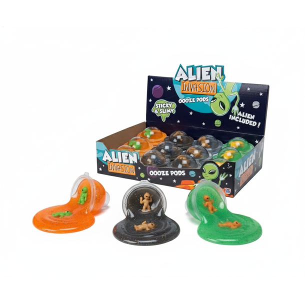 Alien Invasion Ooze Pods  Slimet rumleg med sm aliens