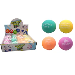 Anti-Stress Squeeze Bold med Tekst 7 cm