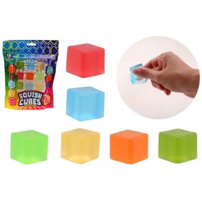 Anti-Stress Squeeze Cubes i Pose  12-Pak (16x22 cm)