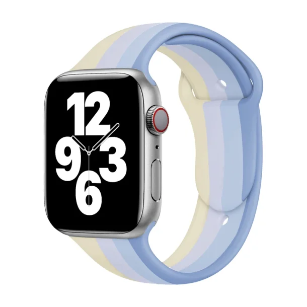Apple Watch Sportsrem 42/44/45 - Beige/Hvid/Grn/Gr
