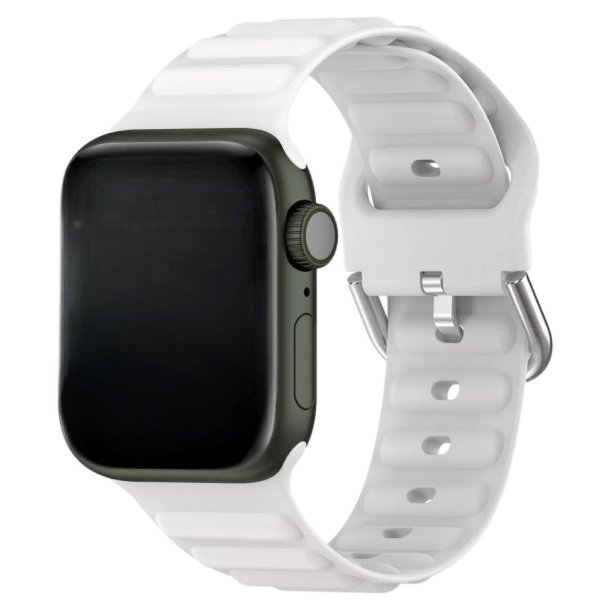 Apple Watch Wave Silikone 42/44/45/49- Hvid