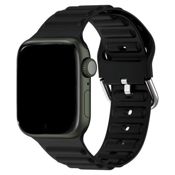 Apple Watch Wave Silikone 38/40/41 - Sort