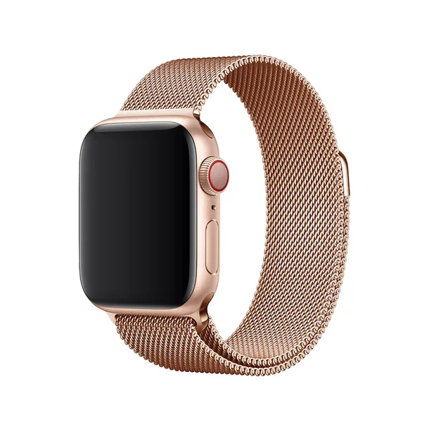 Apple Watch flettet metal 42/44/45/49- Rosa Guld