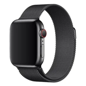 Apple Watch flettet metal 42/44/45/49- Sort