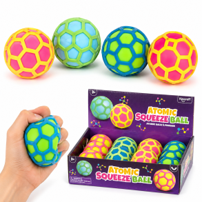 Atomic Squeeze Ball � Neon Stressbold Fidget Toy