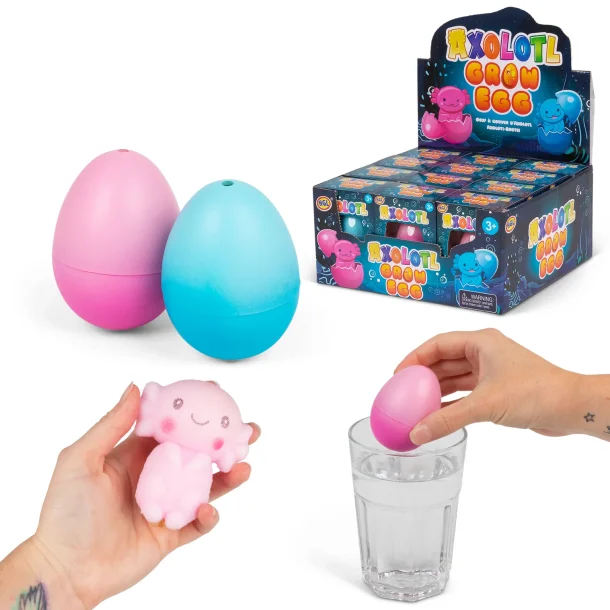 Axolotl Grow Egg  Se din egen axolotl klkke og vokse!
