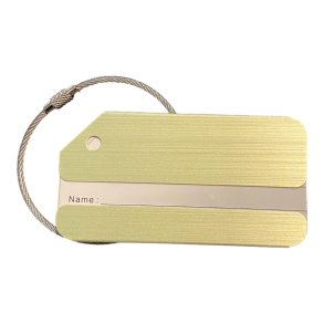 Bagagemrke Metal Lime Grn