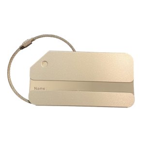 Bagagemrke Metal Slv