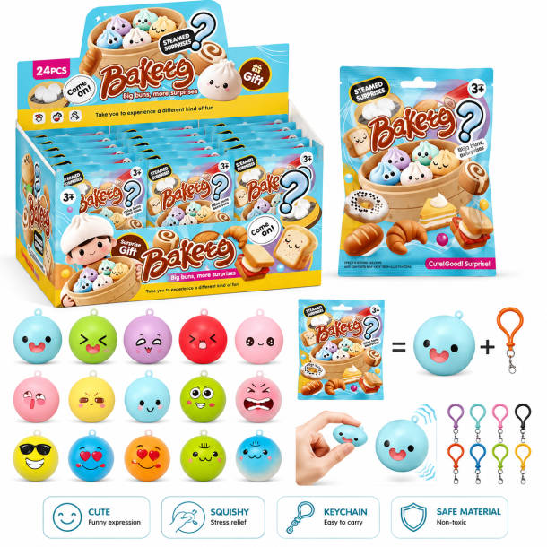 Bakery Mystery Dumpling N�glering � 4,5 cm