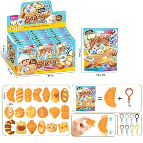 Bakery Mystery Pastries N�glering � Slow Rising Squishy 4-6 cm