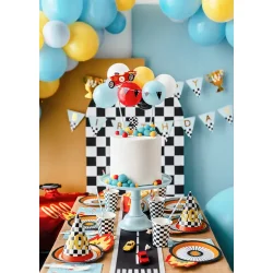 Ballon Cake Topper � Racerbil (mix, 29 cm)