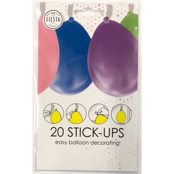 Ballon Tape Til Ophng/ Stick Ups - 20 Stk