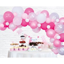 Balloon Arch/ Ballon Bue 4 Meter Lyserde Farver