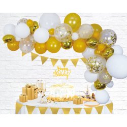 Balloon Arch/ Ballon Bue 4 Meter Guld