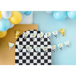 Banner  Happy Birthday Trophy Cup (mix, 2,53 m, DIY)
