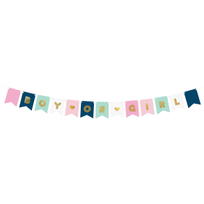 Banner Boy Or Girl, Mix, 15 X 175 Cm