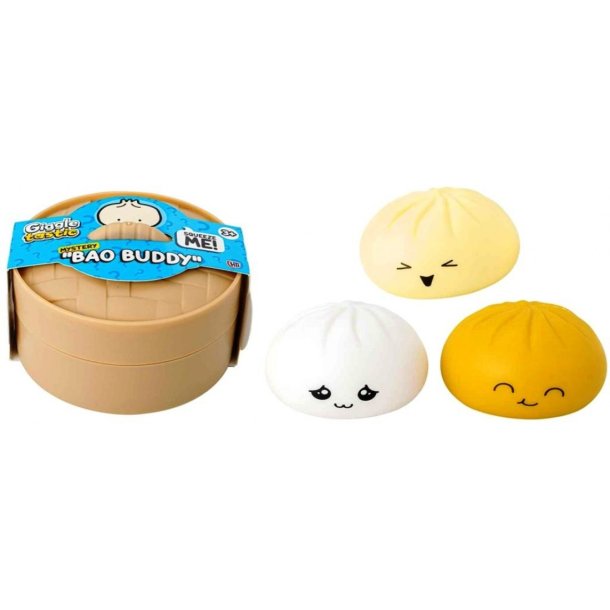 Squishy Dumpling � 8,5 cm (Hvid, Cream eller Gul) 🥟✨