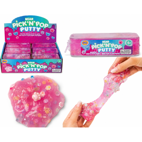 Bear Pick N Pop Putty � Pink Putty med Sm� Charms