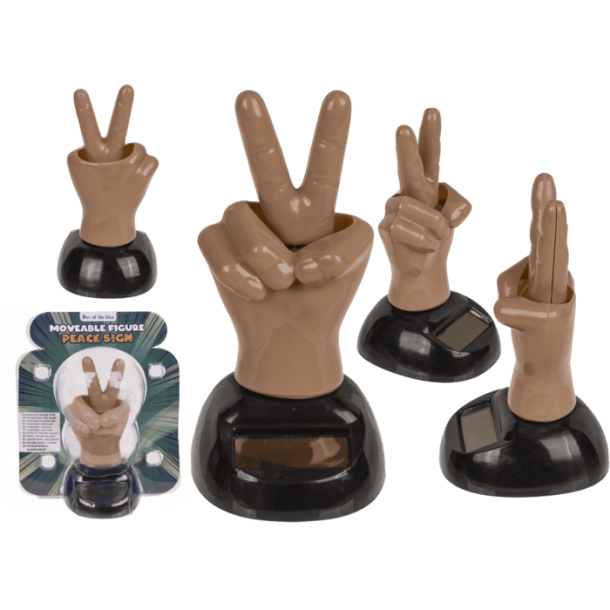 Bevgelig Figur Peace Sign