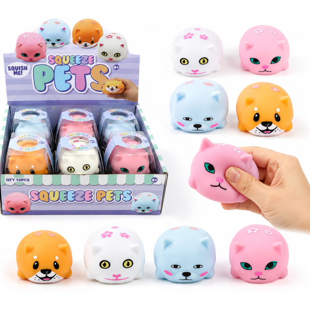Bl�de Kawaii Dyr Stressbold � Assorterede Figurer