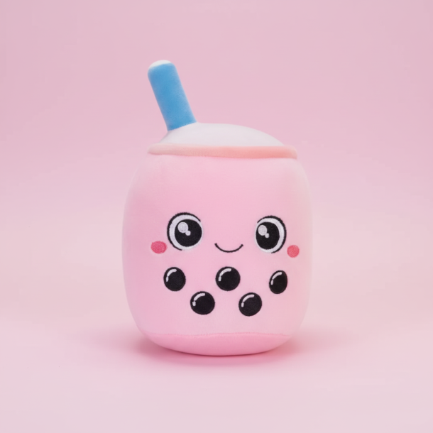 Bubble Tea Plush � Jordb�r (10 cm)