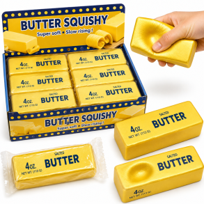 Butter Squishy 13 cm Gold edition � Super Soft Slow Rising Fidget Toy