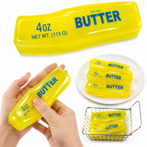 Butter Stressbold 14 cm � Vaselinefyldt Sm�r