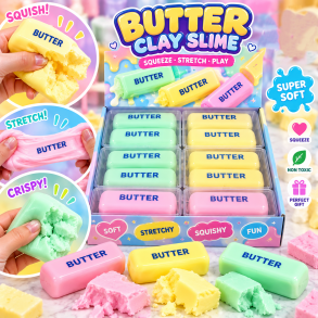 Butter Wax Cracking med Clay � 2 stk. � 8 cm