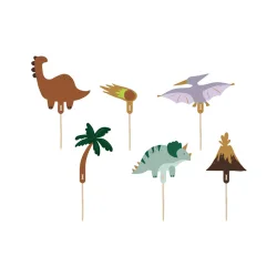 Cake Toppers � Dinosaur Mix (8�12 cm � 6 stk)