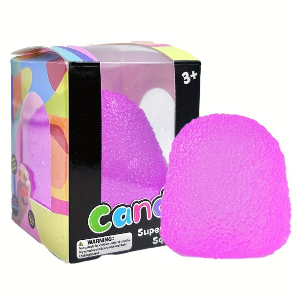 Candy Gumdrop Sugar Squishy � Super Solid Squeeze - Pink