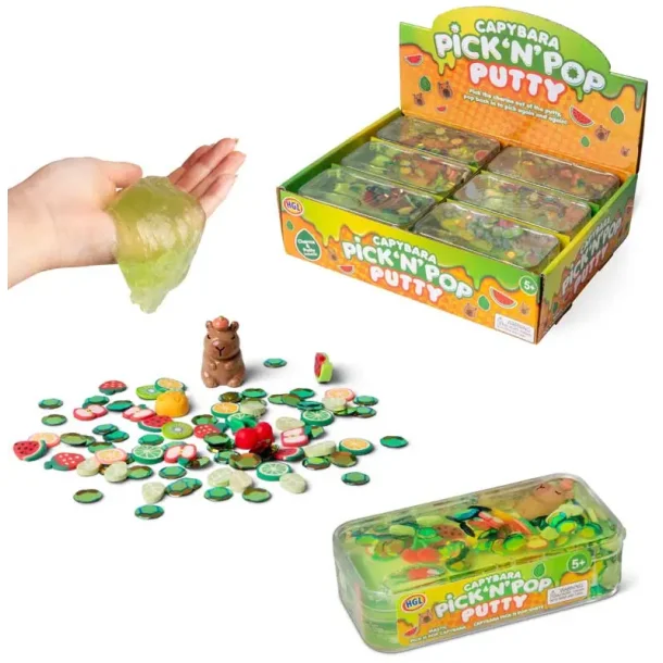 Capybara Pick N Pop Putty  Putty med Frugt &amp; Capybara