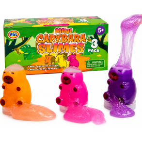 Capybara Slimes 3-Pack